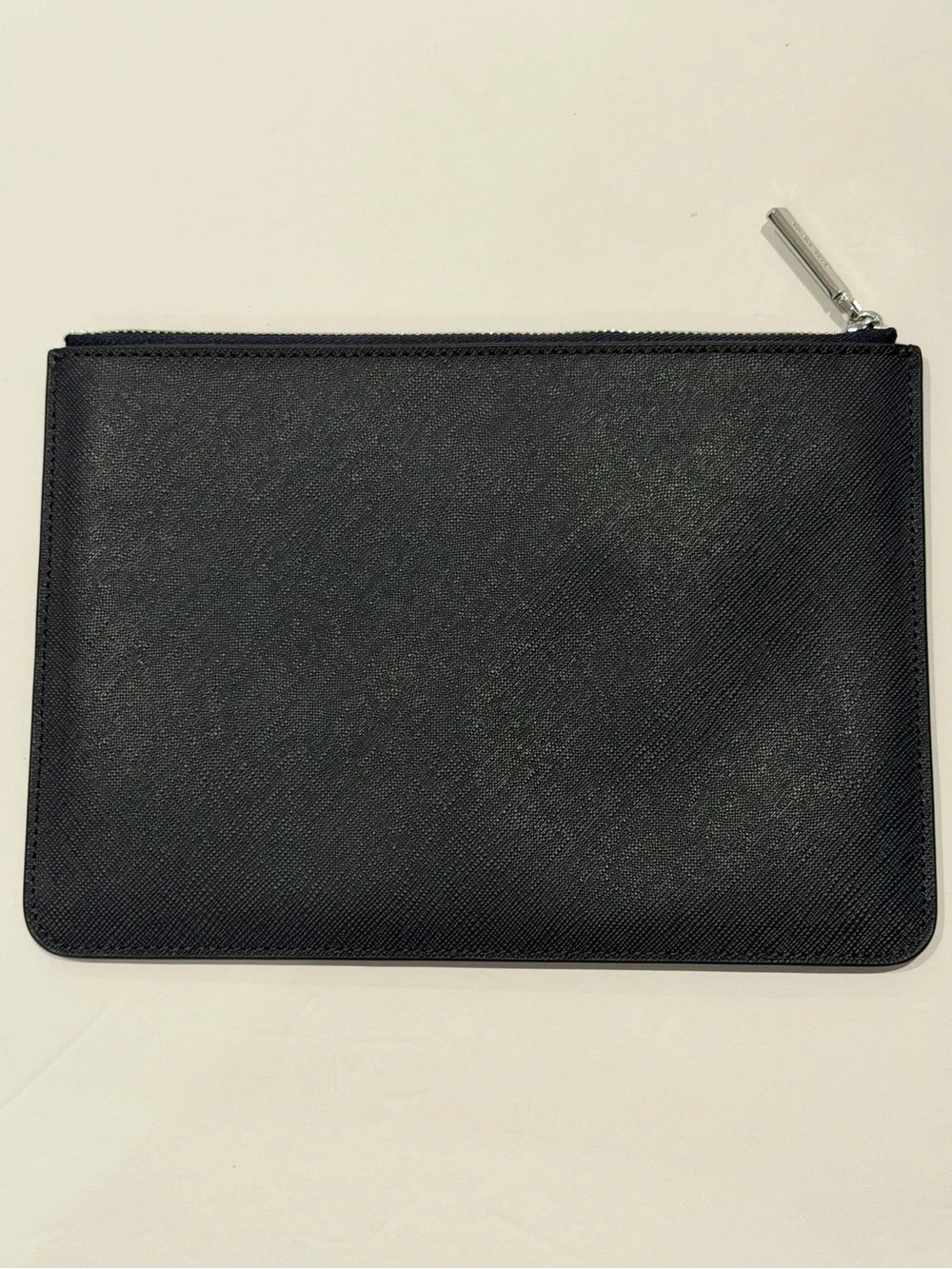 Kate Spade dark navy Saffiano Leather Zip Pouch clutch wallet